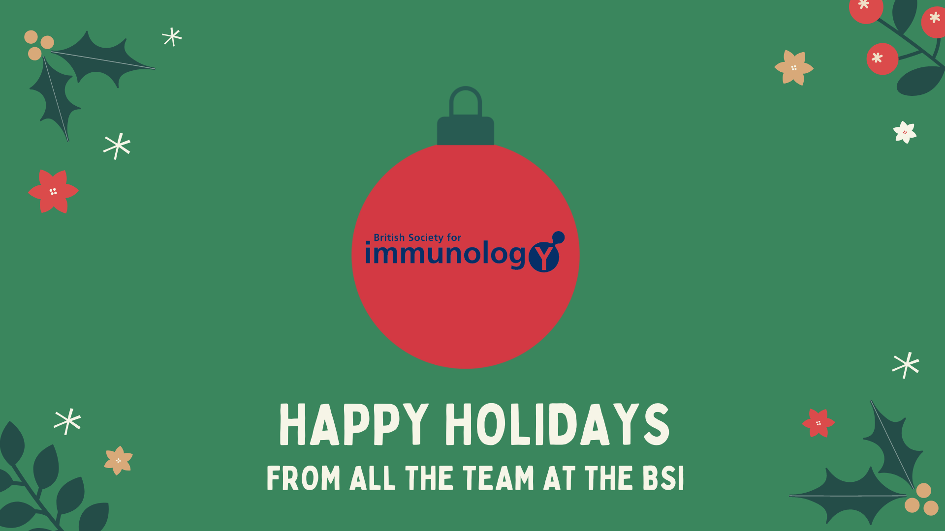Happy Holidays from the BSI