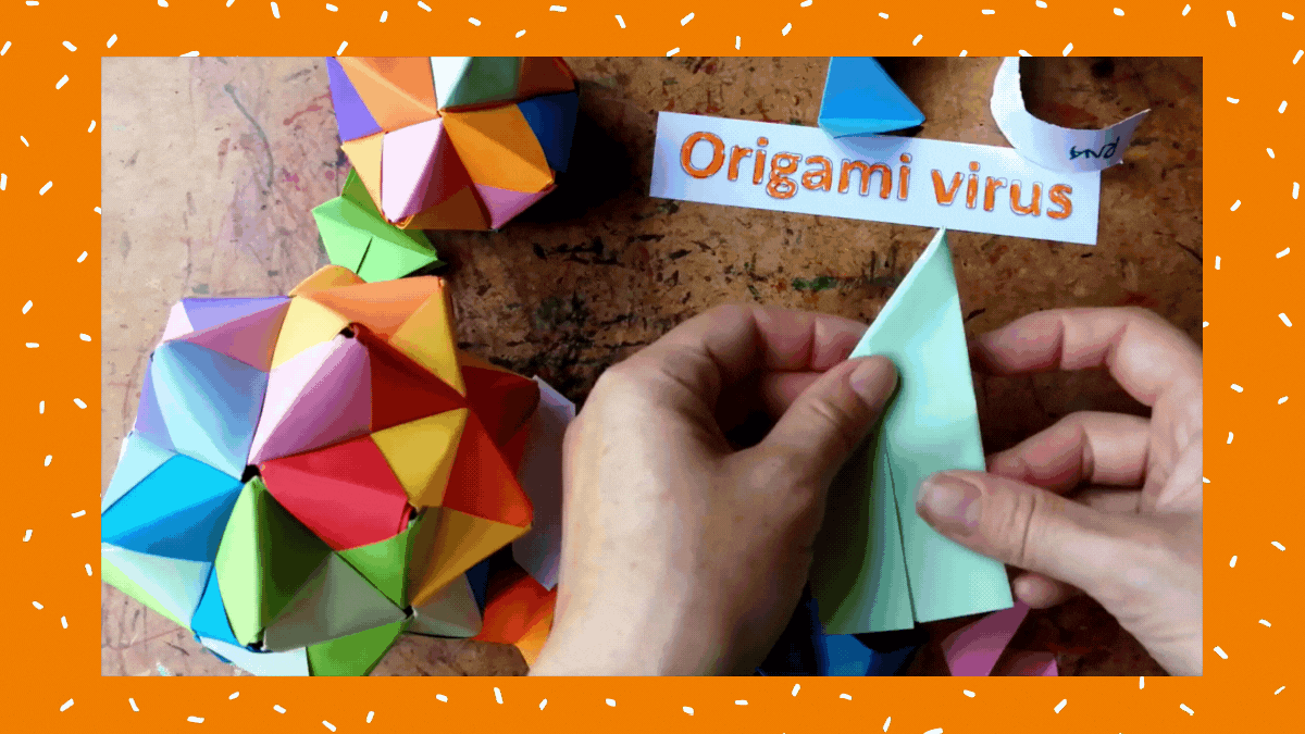 Origami Virus Step Three