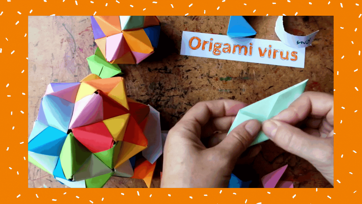 Origami Virus Step Four  