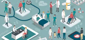 Different clinicians in different settings