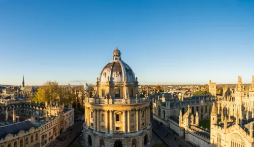 A panorama of Oxford, UK