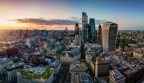 London skyline image