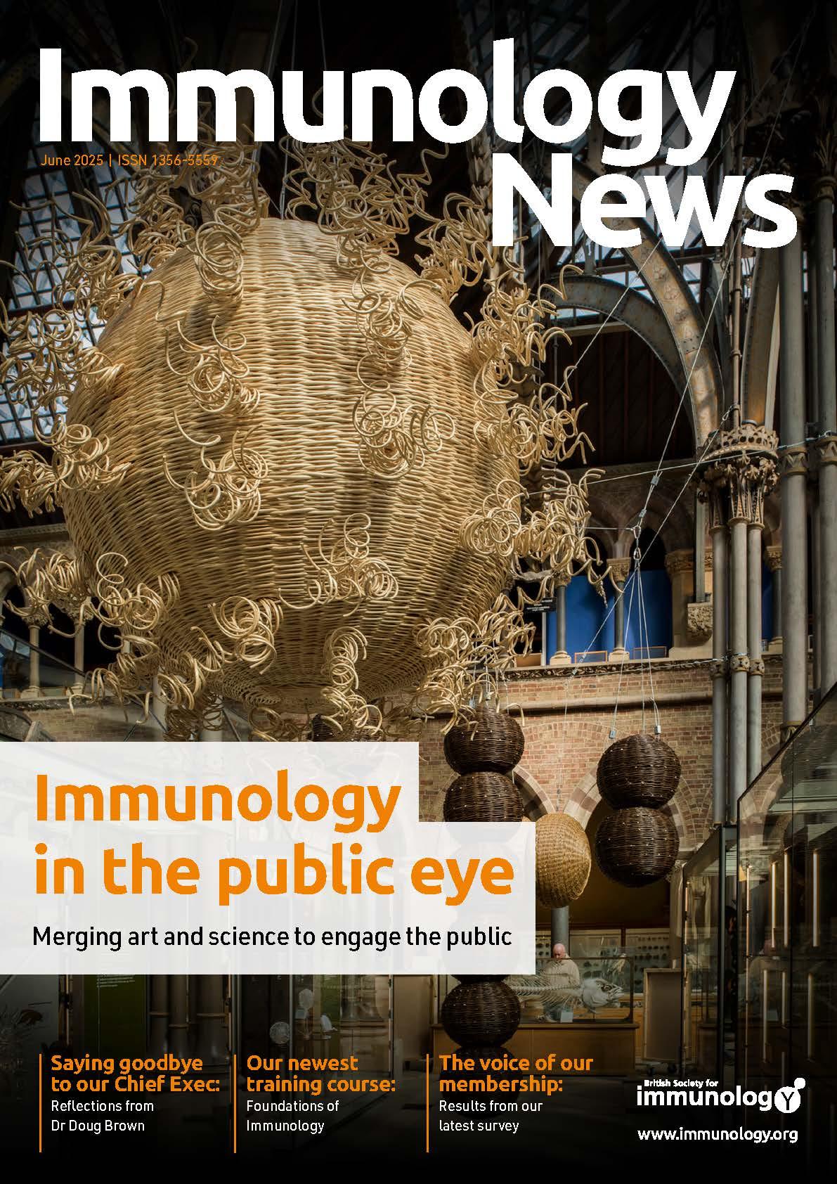 Cover of Immunology News Summer 2025