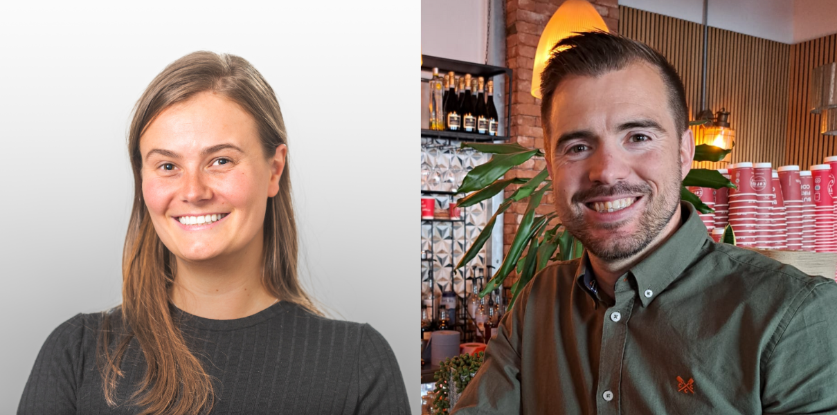 L-R, Alexandra Dvorsceck, James McLaren