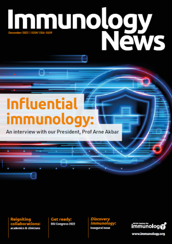 Front cover Immunology News Dec 2022 Front cover Immunology News Dec 2022