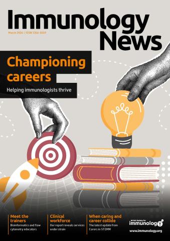 Cover of 2026 spring issue of Immunology News