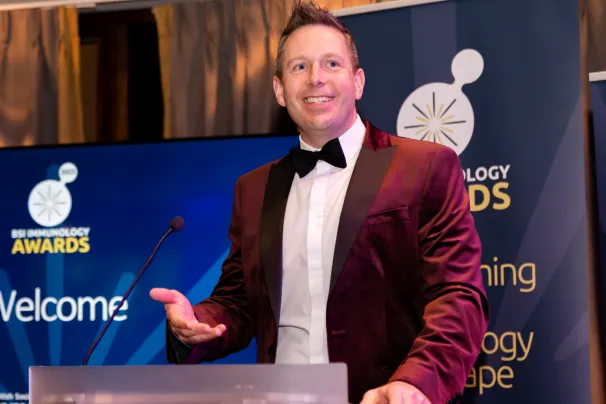 Dr Doug Brown at the BSI Awards Ceremony