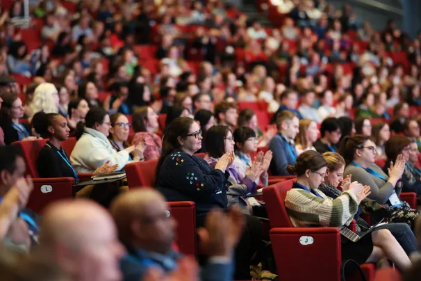 Auditorium full of delegates