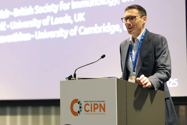Graham Blair speaking at CIPN conference 2025